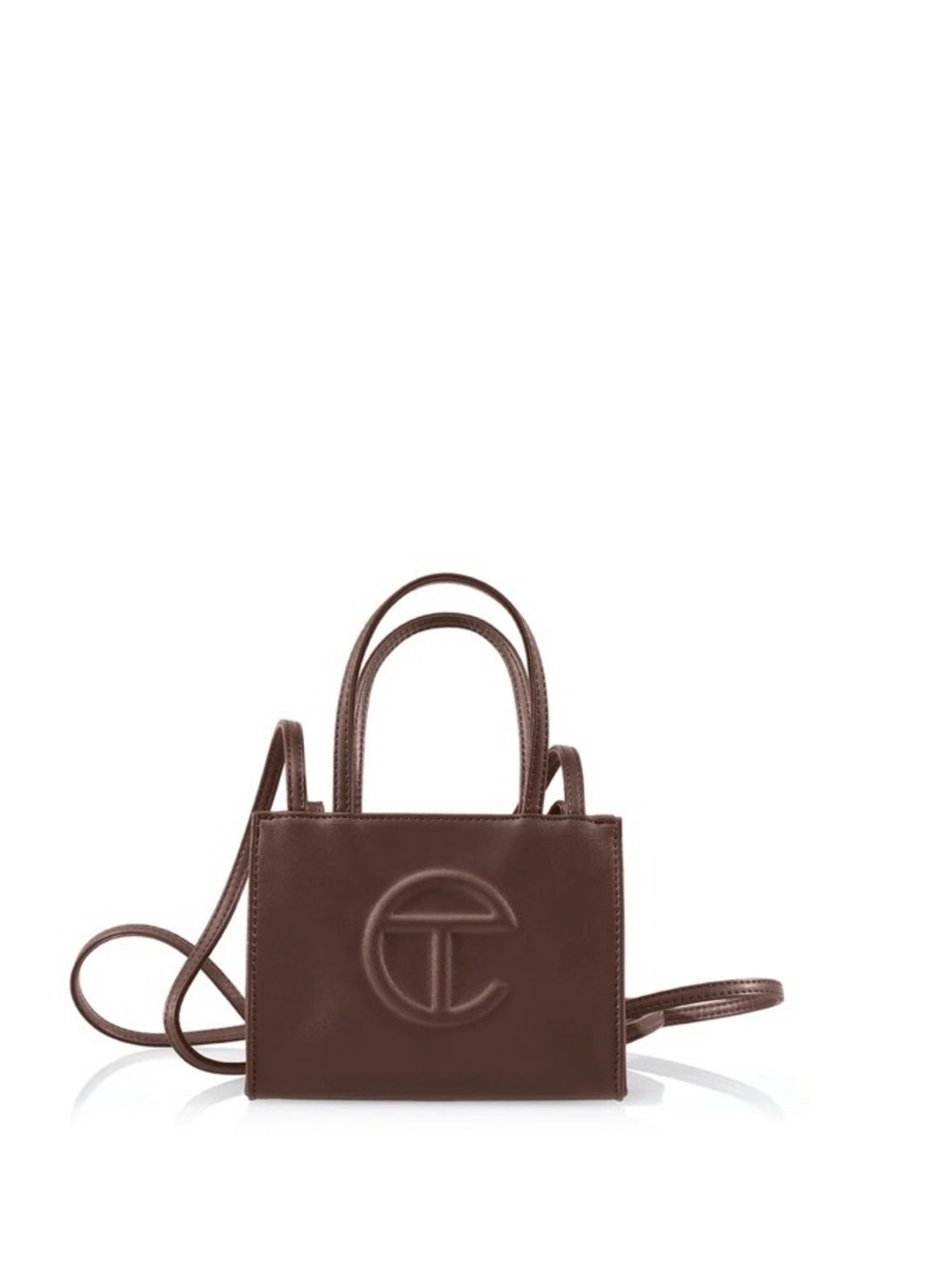 NWT Telfar Small Shopping Bag - Chocolate - Picture 3 of 7
